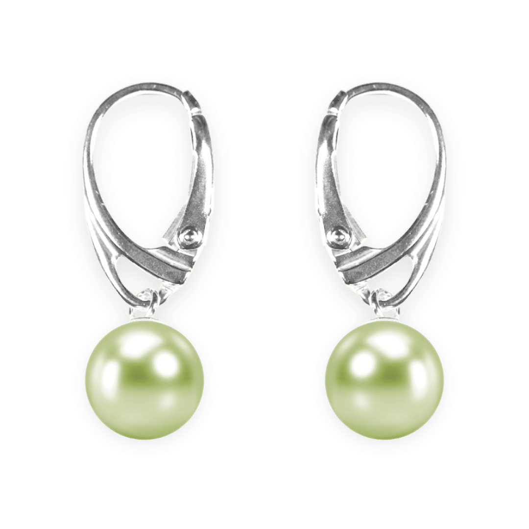 Ohrhänger Crystal Light Green