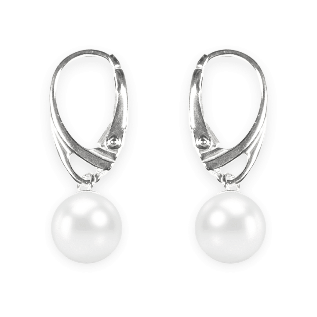 Ohrhänger Crystal White