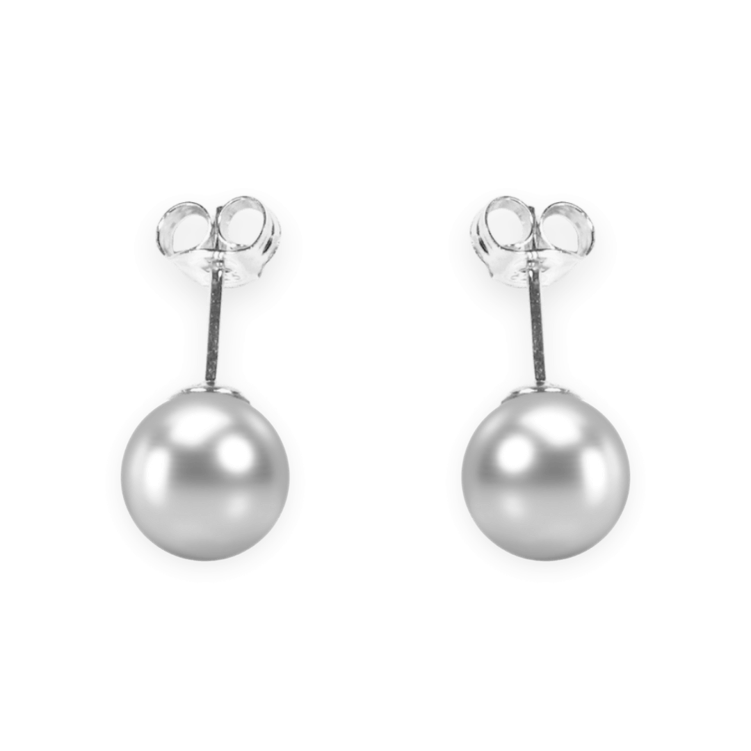 Ohrstecker Crystal Light Grey