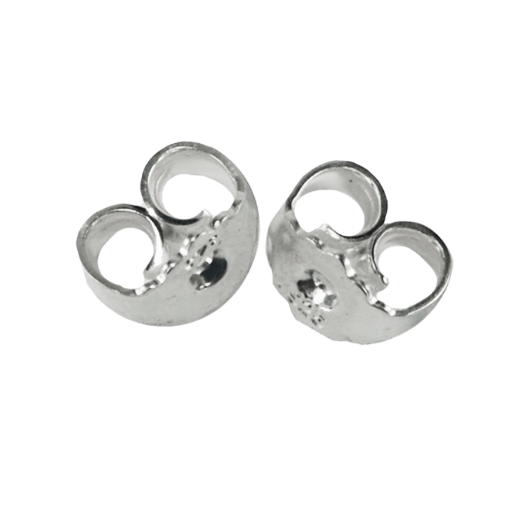 4x Ohrstecker-Steckmutter (Ersatzteil)