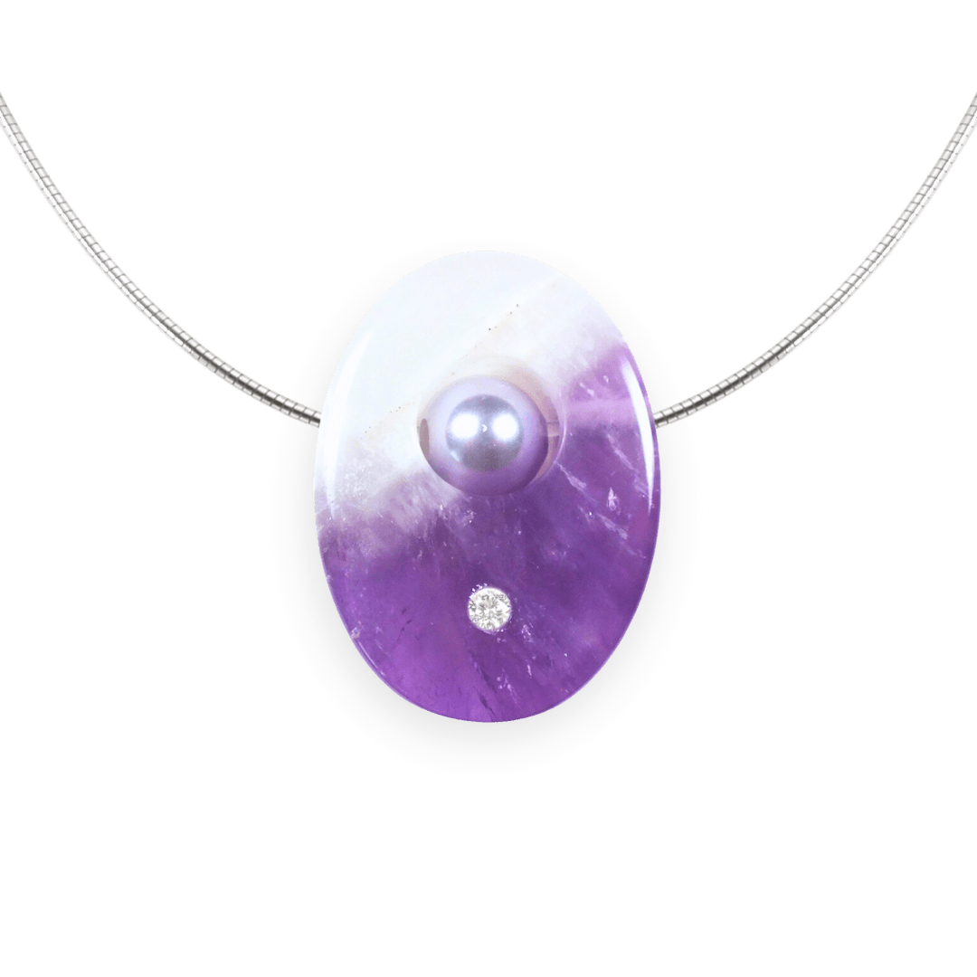 Schmuckstein-Anhänger „Befreiung und Loslassen“ Amethyst